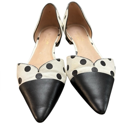 Kate Spade Maison Polka Dot Flats Sz 6 - Picture 4 of 7